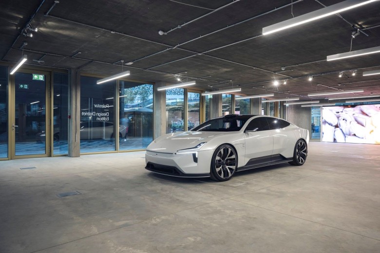 4. Polestar'ın Precept Konsept Otomobilinde Eski Balık Ağları Kullanılıyor