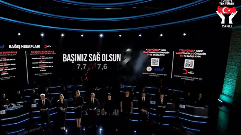 Depremzedelere Yardım Kampanyası: Türkiye Tek Yürek