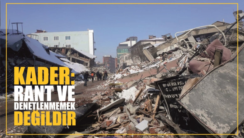 ALLAH AŞKINA ARTIK BIKTIK! KADER: RANT VE DENETLEMEMEK DEĞİLDİR