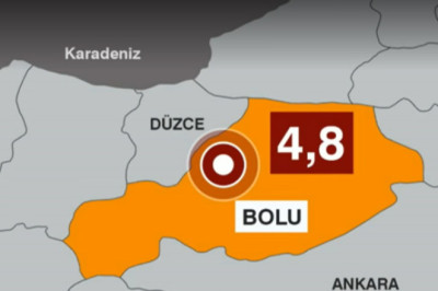 Bolu'da Meydana Gelen 4.8 Şiddetindeki Deprem İstanbul ve Çevre İllerde de Hissedildi