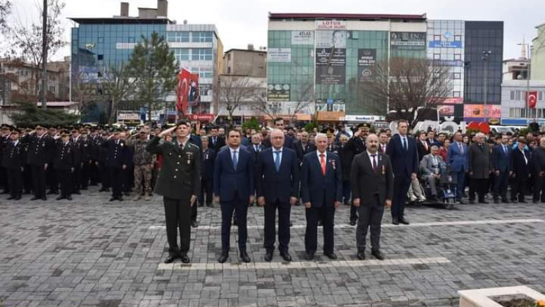 Iğdır'da Çanakkale Zaferi'nin 108. yıl dönümü dolayısıyla tören düzenlendi