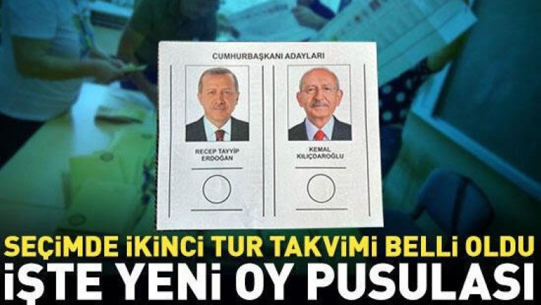 Seçimde ikinci tur takvimi belli oldu! oldu! İşte yeni oy pusulası