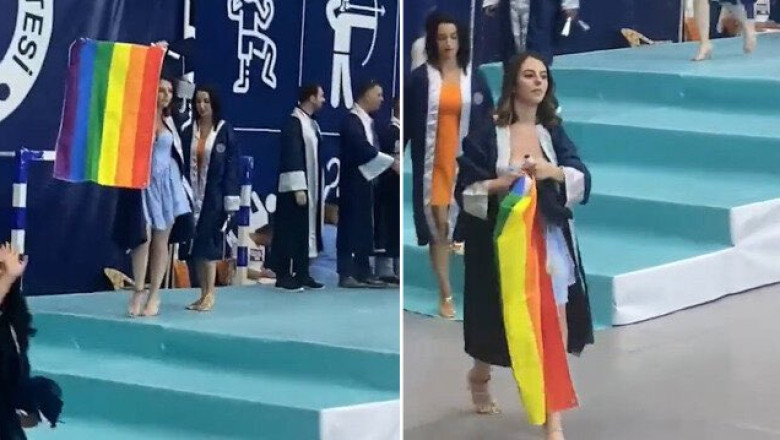 Uşak Üniversitesi LGBTİ+ Bayrağı Açan Öğrenci Hakkında Soruşturma Başlattı
