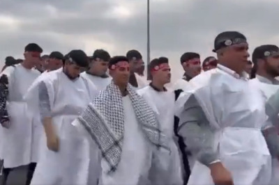 Diyarbakır'da Filistin'e Destek Mitingi: Beyaz Kefenli Yüzlerce Katılımcı Gösterdi