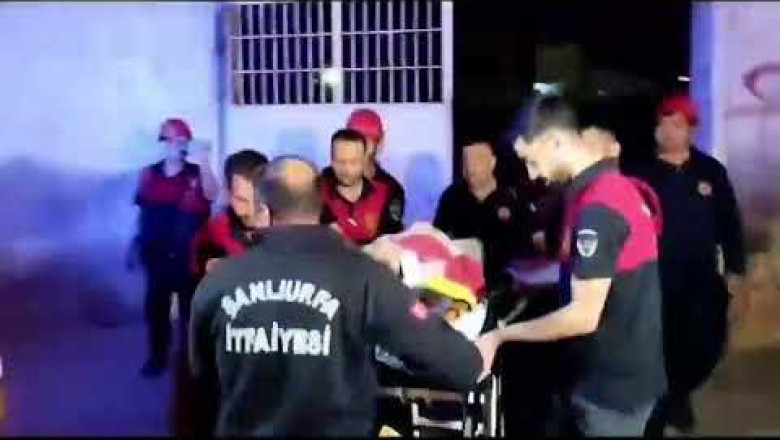 Şanlıurfa Bamya Suyu Mahallesi'nde Kurtarılan Suriyeli Kız Çocuğu