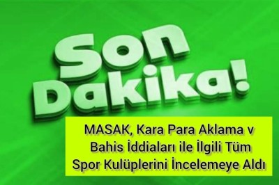 Türk Futbolunda Karanlık Gölge: MASAK ve TFF, Spor Kulüplerini İnceleme Altına Aldı
