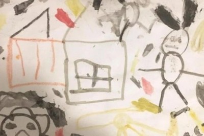 İlkokulda Şok Şiddet Skandalı! Küçük Çocuğun Çizdiği Resim İle Ortaya Çıktı