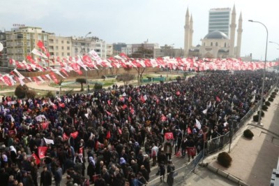 Yeniden Refah Partisi Şanlıurfa'da coşkulu miting yaptı
