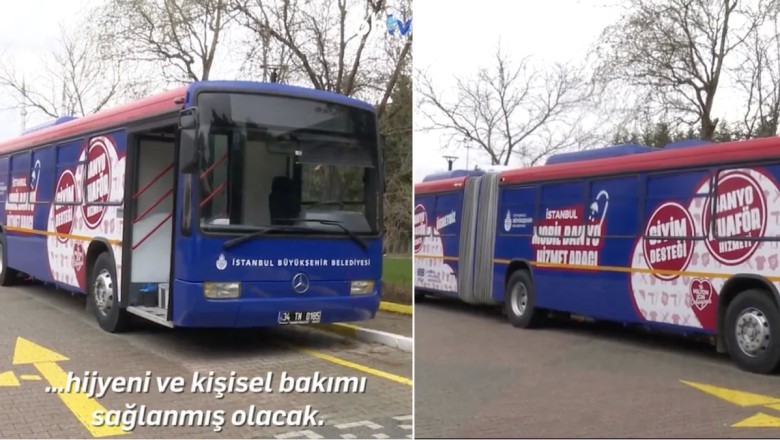 İstanbul Büyükşehir Belediyesi’nden Evsiz Vatandaşlar İçin Yenilikçi Proje: Eski İETT Otobüsleri Mobil Bakım Aracına Dönüştürüldü