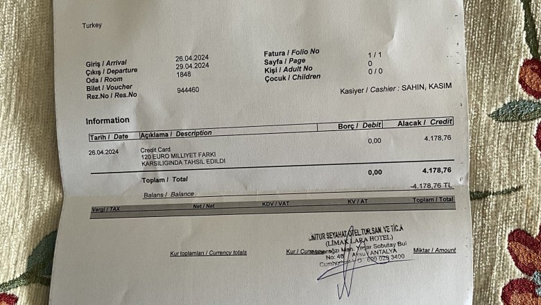 Antalya’daki Otel Skandalı: Müşteriye ‘Milliyet Farkı’ Ücreti